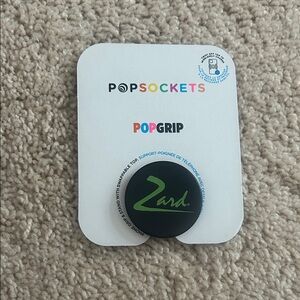 PopSockets PopGrip - Black with Green Logo